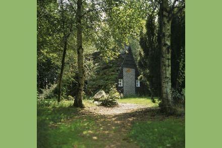 Traditionele plaggenhut Het Vleddertje aan het Nationaal Park Dwingelderveld HW269